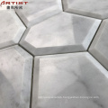 grey marble mosaic wholesale small strip marble mosaic for house and bathroom